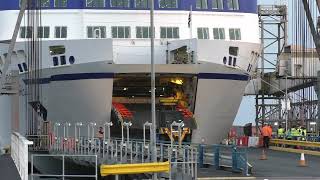 Arrival amp Embarkation Brittany Ferries MV Armorique Plymouth Devon England 30th April 2022 [upl. by Steck323]