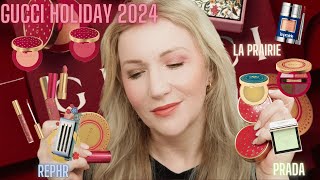 GUCCI WEIHNACHTSKOLLEKTION 2024 I LA PRAIRIE FOUNDATION I PRADA PUDER I REPHR PINSEL [upl. by Amalita]