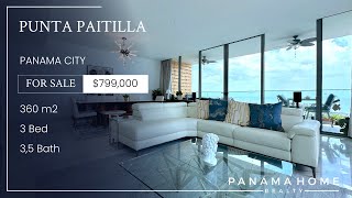 799000 Stunning apartment for sale in Punta Paitilla [upl. by China]