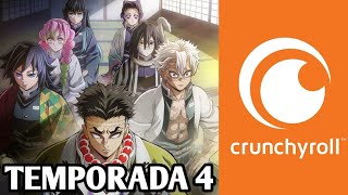 KIMETSU NO YAIBA TEMPORADA 4  TRAILER Y FECHA DE ESTRENO ANIME CRUNCHYROLL DEMON SLAYER [upl. by Tobin]