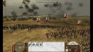 Empire Total War Muskets shooting Artillery shots [upl. by Akenahc290]