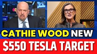 Tesla 550 Target By Cathie Wood Of ARK Invest  Tesla Stock Latest News [upl. by Honebein]