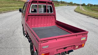 1993 DAIHATSU HIJET JUMBO S83P  4WD  KEI TRUCK  JDM  DRIVING VIDEO [upl. by Katzen88]