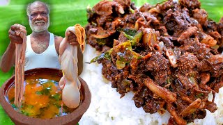 Boti Soup amp Boti fry recipe  Mutton Boti Fry amp Soup  Goat Boti Curry  Kootan Soru [upl. by Aicnetroh]