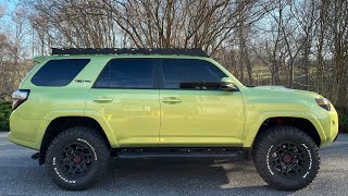 GRINCH BUILD My Finished 2022 Toyota 4Runner TRD Pro in Lime Rush [upl. by Nalani]