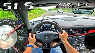 1000000 Mercedes SLS AMG Black Series on the AUTOBAHN [upl. by Acisset619]