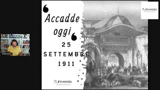 Accadde oggi 25 settembre 1911 quotDonc cest la guerrequot [upl. by Holmen]