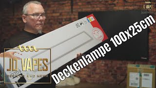 EGLO LED Deckenleuchte Bottazzo Deckenlampe 100x25cm UNBOXING [upl. by Blackwell504]