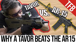 6 Reasons Why the IWI Tavor is Better than the AR15 [upl. by Jehiel336]