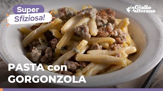 PASTA CON SALSICCIA e GORGONZOLA – Un primo facilissimo e super gustoso 😍😍😍 [upl. by Emmerie578]