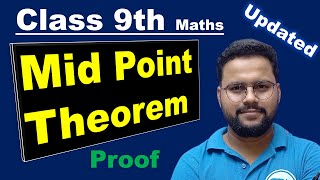 Midpointtheorem proof  Mid Point Theorem Class 9  Class 9 Theorem 88  Class 9 maths [upl. by Feola]