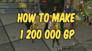 How to Make 1 200 000 gp hour skilling afk in osrs mobile [upl. by Oetsira166]