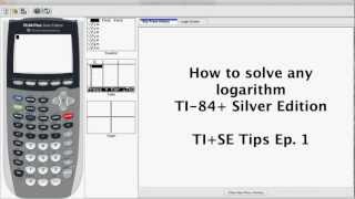 How to Solve for any base Logarithm  TI84 Tips and Tricks QUICK and Easy [upl. by Davon]