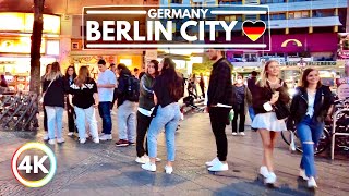 Berlin Kreuzberg Germany Best Nightlife in the City 4K Walking Tour in Summer with Captions [upl. by Naved551]