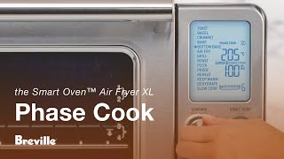 the Smart Oven™ Air Fryer XL  Programme your oven to Phase Cook  Breville NZ [upl. by Auhsohey]