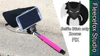 Selfie Stick only Zooms  EASY FIX [upl. by Sirad331]