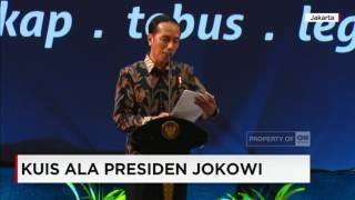 Lagi Presiden Jokowi Kembali Bikin Kuis [upl. by Goldstein]