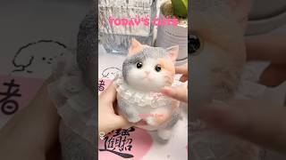 The calico cat is so cuteI wonder who would be willing to take it homecat squishy diy fy [upl. by Anetsirk909]