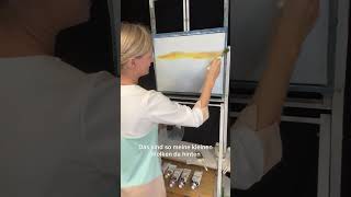 Sonnenuntergang mit Ölfarbe tutorial malen painting malerei landschaft [upl. by Pain746]