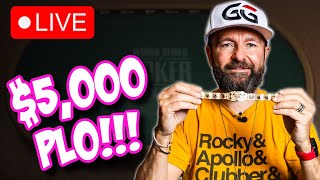 DEEP RUN in the 5000 PotLimit Omaha HIGH ROLLER  WSOP Online 2024 [upl. by Lahcim300]