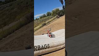 How NOT to flip a dirt bike fail fmx fmxairbag [upl. by Jamey]