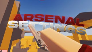 the best arsenal settings crosshair outlines hitsounds [upl. by Effy]