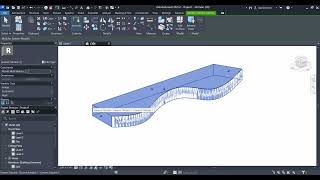 revit 2025 curved walls [upl. by Bourque984]