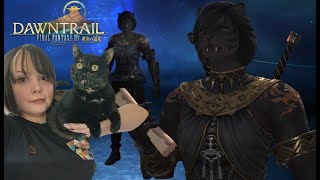 I MADE THE FEMALE HROTHGAR AS MY CAT  FINAL FANTASY XIV DAWNTRAIL Benchmark [upl. by Eiramanitsirhc]