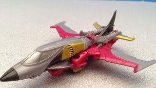 CYBERVERSE BEAST HUNTERS STARSCREAM TRANSFORMERS PRIME TOY REVIEW [upl. by Faux]