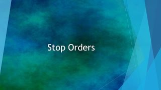 Using Stop Orders on StockTrak [upl. by Apollus]