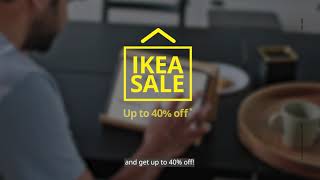 IKEA Sale – Get up to 40 off [upl. by Anadroj]