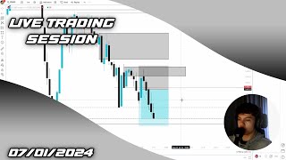 Live Day Trading Session  712024  REAL VALUE [upl. by Kwarteng]