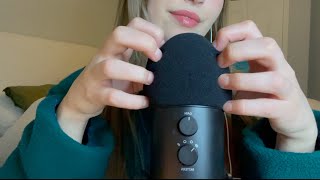 💥ASMR deep intense amp very aggressive mic scratching with foam cover for 35 minutes💥 CV [upl. by Enomar]