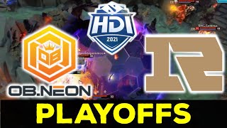 PLAYOFFS STAGE  OBNEON vs RNG  HUYA WINTER INVITATIONAL 2021 DOTA 2 [upl. by Aniela]