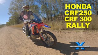 Honda CRF250 CRF300 Rally review︱Cross Training Adventure [upl. by Ingrim]