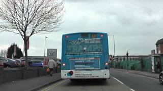 Driving Along Bromyard Road A44 amp Tudor Way Worcester Worcestershire England 16th March 2012 [upl. by Ahsikan378]