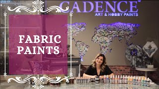 Cadence Fabric Paints amp Applications [upl. by Winter]