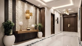 Best 100 Modern Hall Design Ideas 2024 Entrance Foyer Decorating Ideas  Hallway Interior Design [upl. by Royal293]