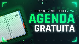 Como Fazer uma AGENDA no EXCEL Modelos GRATUITOS PLANNER [upl. by Deevan]