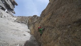 Aiguille du Fou Face Sud Voie Américaine Chamonix MontBlanc montagne alpinisme escalade [upl. by Yelram]