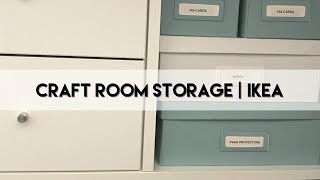 Craft Room Storage  IKEA  Inside your Kallax [upl. by Ebeohp]