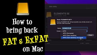 How to format USB Drive FAT or ExFAT on Mac 2024 Reveal Hidden Settings [upl. by Gerrard924]