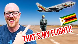 The President Took My Plane My Crazy African Flight Adventure 🇿🇼✈️ [upl. by Akahc982]