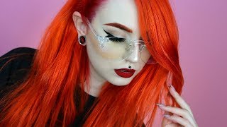 Dying my Hair Orange  Red  Colorista Washout ☆ Evelina Forsell [upl. by Isidoro]