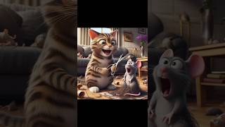 Who believes that a mouse and a cat can be friendscatcuteecatsfunnylovelyecatsshortsvideo [upl. by Attenev]