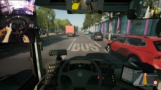 Early Morning Commute  Mission Line  100 Tour  01  The Bus  Logitech G29 Gameplay [upl. by Alano]