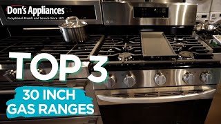 Top Rated 30quot Gas Ranges  Range Review [upl. by Cati774]