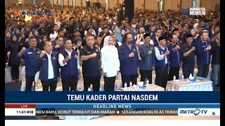 Suasana Temu Kader NasDem di Jember [upl. by Ruamaj]