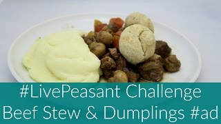 Beef Stew and Dumplings LivePeasant Ad [upl. by Acsisnarf]