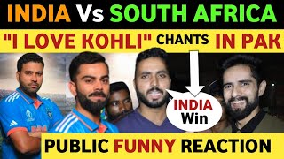 I LOVE VIRAT KOHLI CHANTS IN PAKISTAN INDIA VS SOUTH AFRICA TODAY MATCH PREDICTION  REAL TV VIRAL [upl. by Placido]